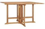 vidaXL Garten-Esstisch Klappbar 110x110x75 cm Massivholz Teak