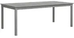 vidaXL Gartentisch Grau 200x100x75 cm Massivholz Akazie