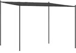 vidaXL Pavillon Anthrazit 3x3 m 180 g/m2 Stoff und Stahl