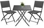 CASARIA&reg; Polyrattan Balkonm&ouml;bel 3tlg.