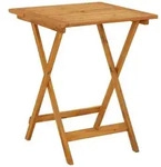 vidaXL Klappbarer Gartentisch 60x60x75 cm Massivholz Akazie