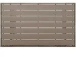 vidaXL Gartentisch Grau 120x70x66 cm Poly Rattan