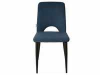 SIT Möbel Tom Tailor Armlehnstuhl 2er-Set | gepolstert| blau | B 56 x T 48 x H...