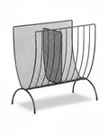 Relaxdays Zeitungsst&auml;nder Metall, Zeitungshalter stehend, Zeitschriftensammler