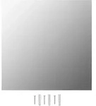 vidaXL Wandspiegel 60 x 60 cm Quadratisch Glas