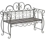 CLP Gartenbank Minna Metall HBT: 94x128x46 cm bronze