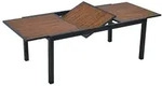 Merxx Paxos Ausziehtisch 180 (240) x 100 cm, Aluminium/Akazienholz