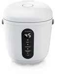 Arendo Reiskocher digital 0,8L mit Messbecher & Reisl&ouml;ffel, 2 Kochprogramme,