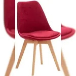 CLP Esszimmerstuhl Linares rot/Samt