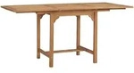 vidaXL Gartentisch Ausziehbar (110-160)x80x75 cm Massivholz Teak