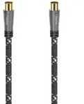 Hama Antennenkabel 3m Koax 120dB f&uuml;r HD TV & 8K