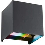Paulmann LED Wandleuchte Smart Home Zigbee 3.0 Cybo IP44 eckig 100x100mm RGBW+