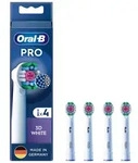 Oral-B Pro 3D White 4er Aufsteckb&uuml;rsten - Braun - Z&auml;hne