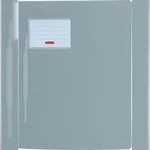 BRUNNEN 102015092 Schnellhefter FACT!pp transluzente PP-Folie silver