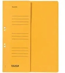 Falken 80003825 50x &Ouml;senhefter f&uuml;r DIN A4, 250g/m2 Manila-RC-Krt., 1/2 Vorderd.,