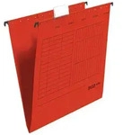 Falken 11287752 H&auml;ngemappe UniReg, 230g/m2-Kraftkarton, seitlich offen - Rot