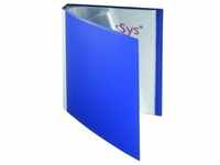FolderSys Sichtbuch, 40 Hüllen blau 310 x 240 x 27 mm (HxBxT)