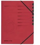 herlitz Ordnungsmappe 7 F&auml;cher rot