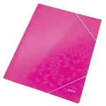 Leitz Eckspanner WOW 39820023 DIN A4 250Bl. Karton pink