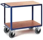 Rollcart 2 Etagen, schwerer Tischwagen 06-7527, Ladefl&auml;che 1000x700mm, Tragkraft 600