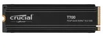 SSD Crucial 2TB T700 CT2000T700SSD5 PCIe M.2 NVME Gen5 Heatsink