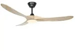 Deckenventilator CasaFan 315265 ECO GENUINO-L 152cm Naturholz Schwarzer Motor