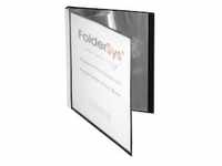 FolderSys Präsentations-Sichtbuch, 10 Hüllen schwarz 310 x 240 x 12 mm (HxBxT)