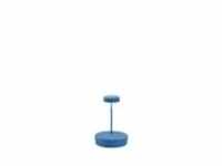 Zafferano LED-Tischleuchte Swap mini pro Blau wiederaufladbar und dimmbar
