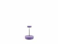 Zafferano Swap mini pro Lilac Wiederaufladbare und dimmbare LED-Tischleuchte