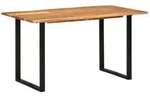 vidaXL Esstisch 140&times;70&times;76 cm Akazie-Massivholz