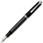 Pelikan Souver&auml;n 405, Anthrazit, Schwarz, Integriertes Bef&uuml;llsystem, Harz,