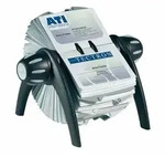 DURABLE Rollkartei VISIFIX FLIP 241723 Kunststoff metallic silber