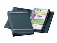 Visitenkartenringbuch VISIFIX® 2385, 200 Karten, 90 x 57 mm, anthrazit