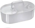 HAN Toolbox LOFT, 4 F&auml;cher, Ablageschale, Tragegriff, Hochwertiges Material,wei&szlig;