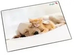 L&auml;ufer 46657 Schreibunterlage Hund und Katze, 400 x 530 mm