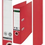 Leitz 1018-00-25 1018 Qualit&auml;ts-Ordner Recycle 180&deg; - A4, 80 mm, klimaneutral, rot