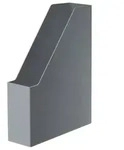 Stehsammler i-LINE, DIN A4/C4, elegant, stilvoll, hochgl&auml;nzend, dunkelgrau