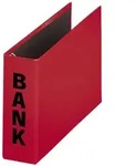 PAGNA Bankordner 'Basic Colours', f&uuml;r Kontoausz&uuml;ge, rot