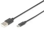 DIGITUS USB 2.0 Anschlusskabel, Typ A - micro B St/St, 1.8m