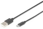 DIGITUS USB 2.0 Anschlusskabel, Typ A - micro B St/St, 1.0m