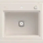 Villeroy & Boch Villeroy&Boch Rechteckiges Sp&uuml;lbecken, Keramiksp&uuml;le Subway Style 60