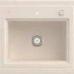 Villeroy & Boch Villeroy&Boch Rechteckiges Sp&uuml;lbecken, Keramiksp&uuml;le Subway Style 60