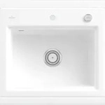 Villeroy & Boch Villeroy&Boch Rechteckiges Sp&uuml;lbecken, Keramiksp&uuml;le Subway Style 60