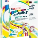 edding 17 FUNTASTICS TEXTILE FUN Kindertextilmaler sortiert (5er Set)