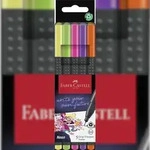 FABER-CASTELL Faber Castell Finepen Grip 0,4 mm neon 5er Etui