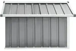 vidaXL Rasenm&auml;her Garage 92x97x63 cm Verzinkter Stahl Grau