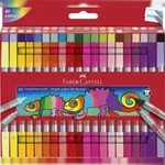 FABER-CASTELL Faber Castell Doppelfasermaler 40er Etui Standard