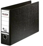 Falken 11285947 Ordner A4 quer Hartpappe, R&uuml;cken 80mm - Schwarz