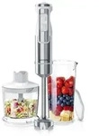 Arendo Edelstahl Stabmixer Set - vierfl&uuml;geliges Messer - P&uuml;rierstab -...