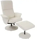 Mendler Relaxsessel Helsinki, Fernsehsessel Relaxliege TV-Sessel mit Hocker ~